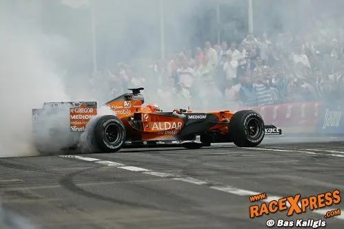 Heftig F1 spektakel op Bavaria City Racing