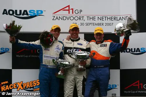 Podium na race één van de Benelux Racing League