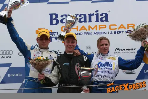 Het podium van de BRL Lights
