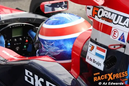 Nick de Bruijn kende ook op Brands Hatch veel pech