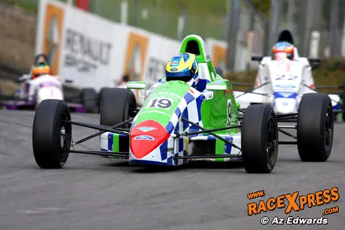 Henk Vuik junior in actie