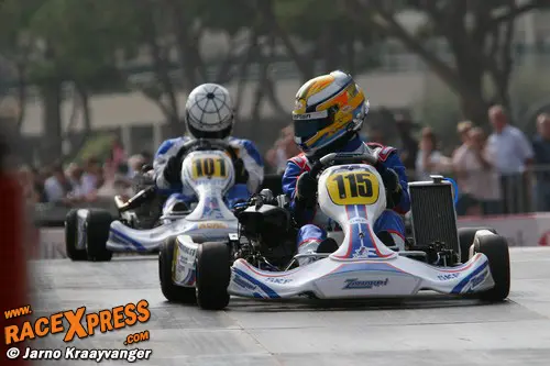 Giorgio Pantano aan de leiding