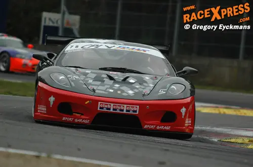 Tom Cloet in de Ferrari