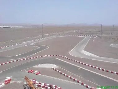Het circuit in Al Ain, Verenigde Arabische Emiraten