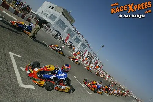 Grid voor de finale van de Junioren
