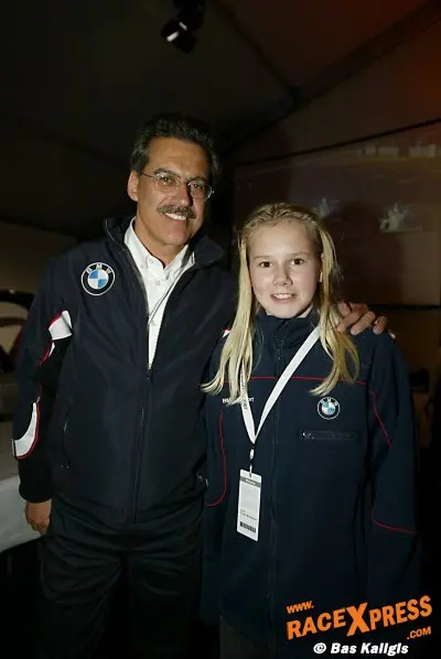 Beitske Visser ontmoette BMW F1 baas Mario Theissen