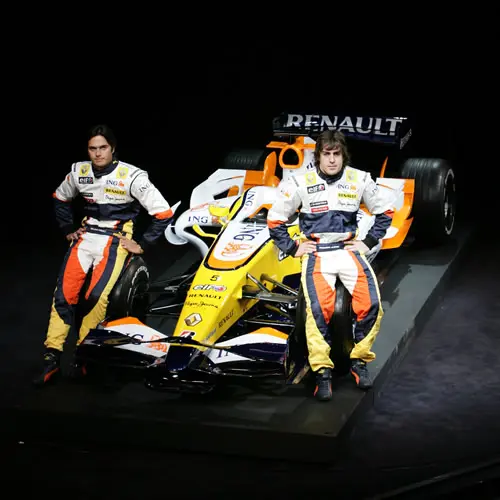 Piquet en Alonso op de nieuwe R28