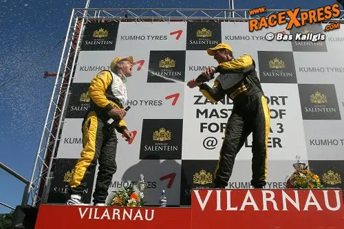 Podium Addie vd Ven in Zolder