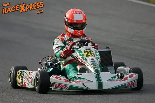 Michael Schumacher nog altijd snel in de kart