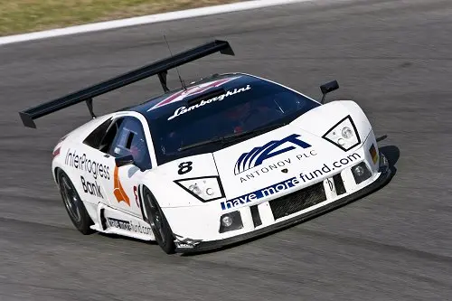 Peter Kox in de Lambo