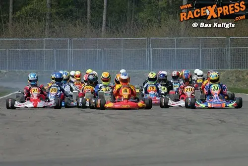Rotax Max Senioren, vol veld en mooie strijd