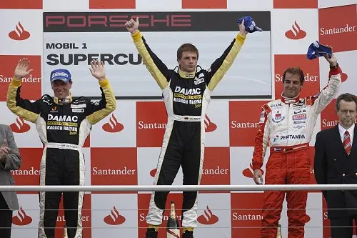Jaap van Lagen op podium