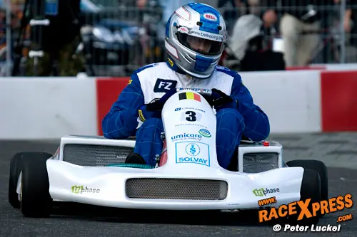 Het rappe Belgische team kende tijdens de sprintrace geen geluk