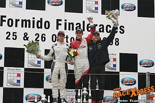 Podium eerste race Formule Ford