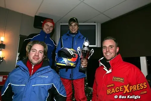 Podium Roy Geerts en Schepers Racing