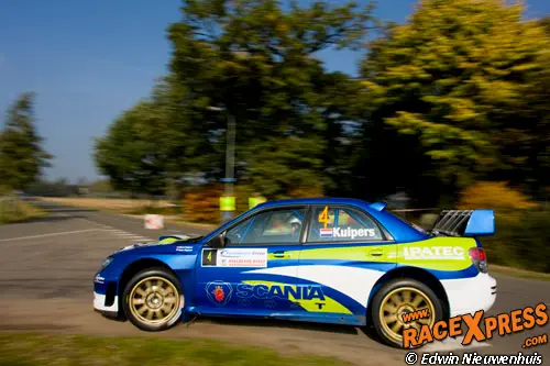 edfo ned08 0027 rene kuipers kees hagman subaru impreza s12 wrc veenhuizen groep nederland rally