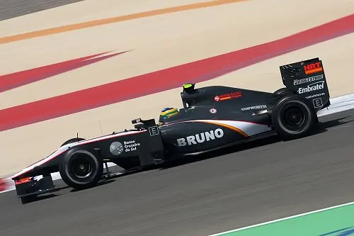 De eerste rondjes voor Bruno Senna