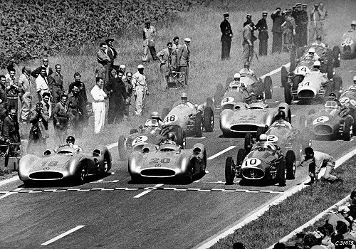 Reims 1954 Fangio nummer 18