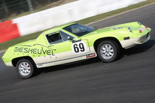 Stéphane Rion met de Lotus Europa