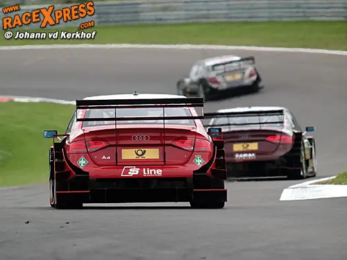 Audi's in achtervolging