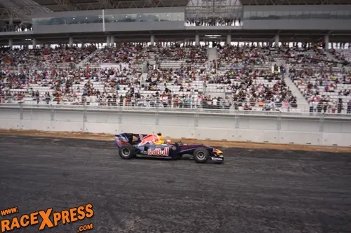red bull racing completes a lap in korea