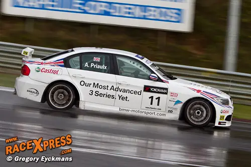 Carlo van Dam in de WTCC van Andy Priaulx