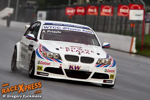 Carlo van Dam in de WTCC van Andy Priaulx