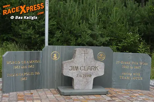 Jim Clark monument Hockenheim