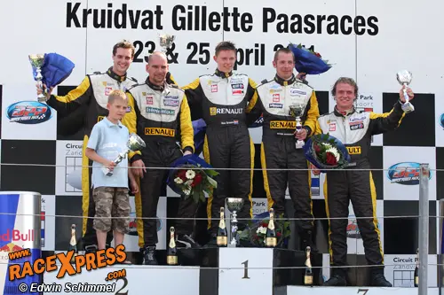Renault Clio Cup podium