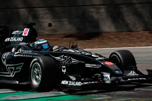 Chris van der Drift snel onderweg