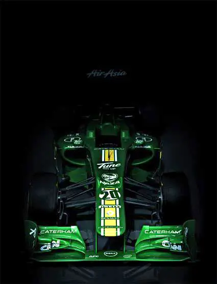 Caterham F1 voor Giedo van der Garde
