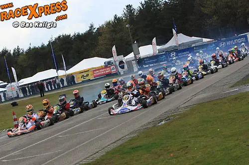 Rotax Max Junioren ijzersterk veld