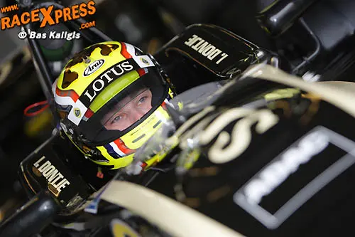 indy Dontje Lotus cockpit Formel ADAC