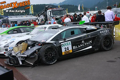 Schade Lamborghini Peter Kox