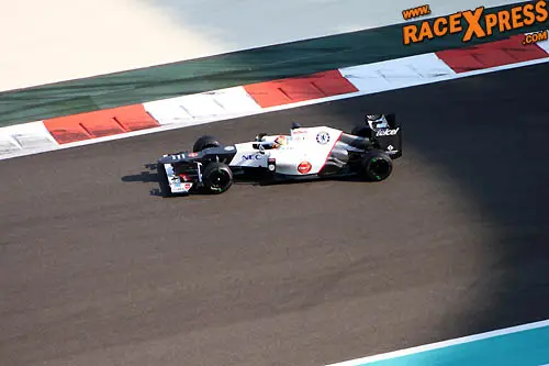Robin Frijns Formule 1 Sauber Abu Dhabi