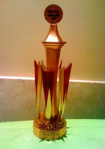 mrf delhi 3th place trophy rx 400