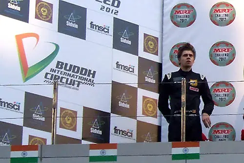 Podium Sam Dejonghe