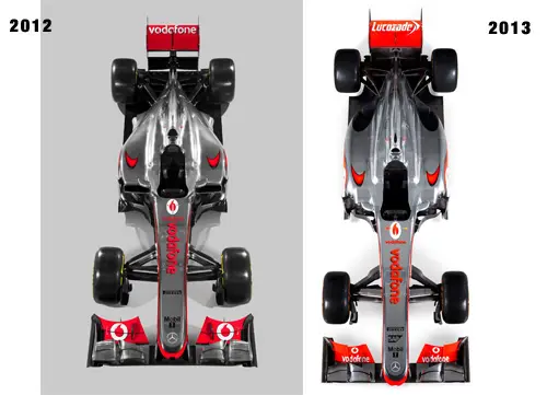 mclaren 2012 2013 2