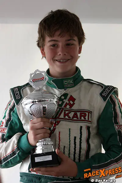 Danny Kroes blj met verdiend podium