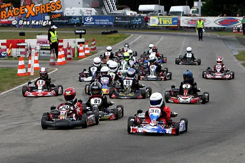 Honda Cadet groot startveld