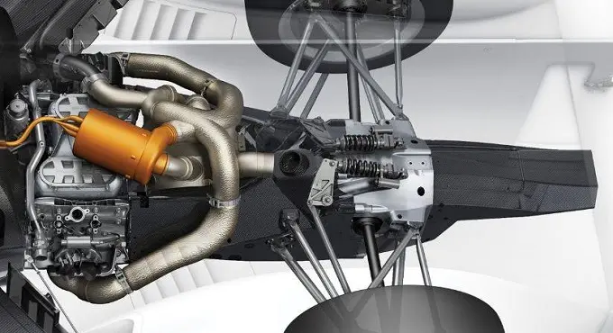 porsche 919 rearaxle and gearbox
