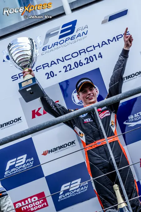 Max Verstappen FIA F3 Championship Spa-Francorchamps win