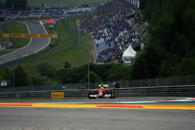 Kimi Raikkonen Grand Prix Oostenrijk 2014