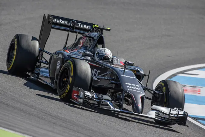Giedo van der Garde Hockenheim 2014 Sauber F1 Team