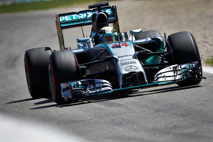 Lewis Hamilton sterk in Hockenheim