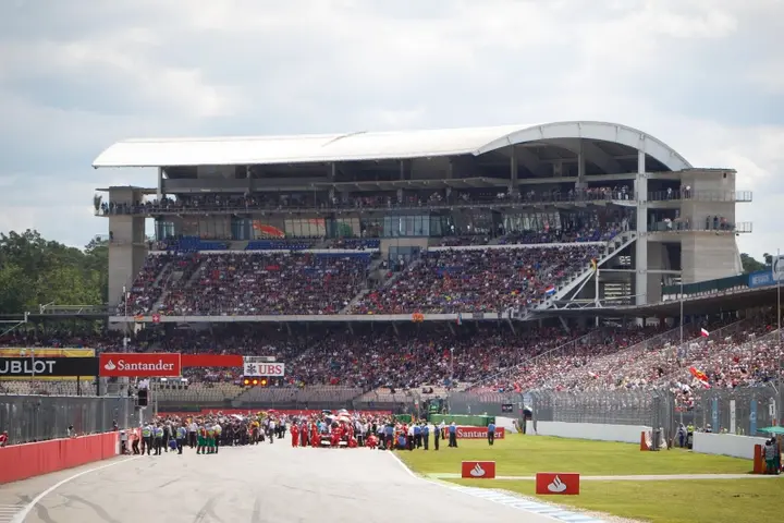 Grid van de Grand Prix Formule 1 2012 op het circuit van Hockenheim