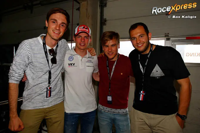 Max Verstappen en fans