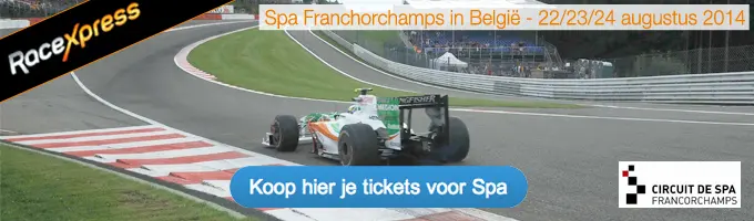 Tickets F1 Spa
