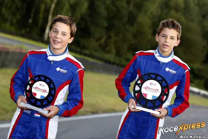 Kay en Glenn van Berlo op podium
