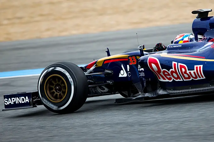 Max Verstappen Jerez Formule 1 test 2015